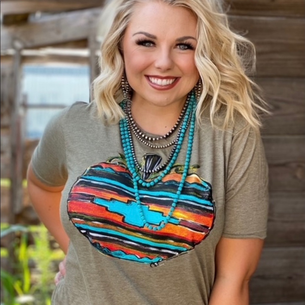 Aztec Pumpkin Tee